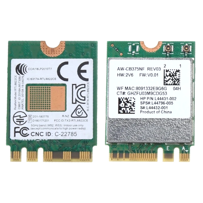 RTL8822CE 5G Dual Band Wireless Network Card