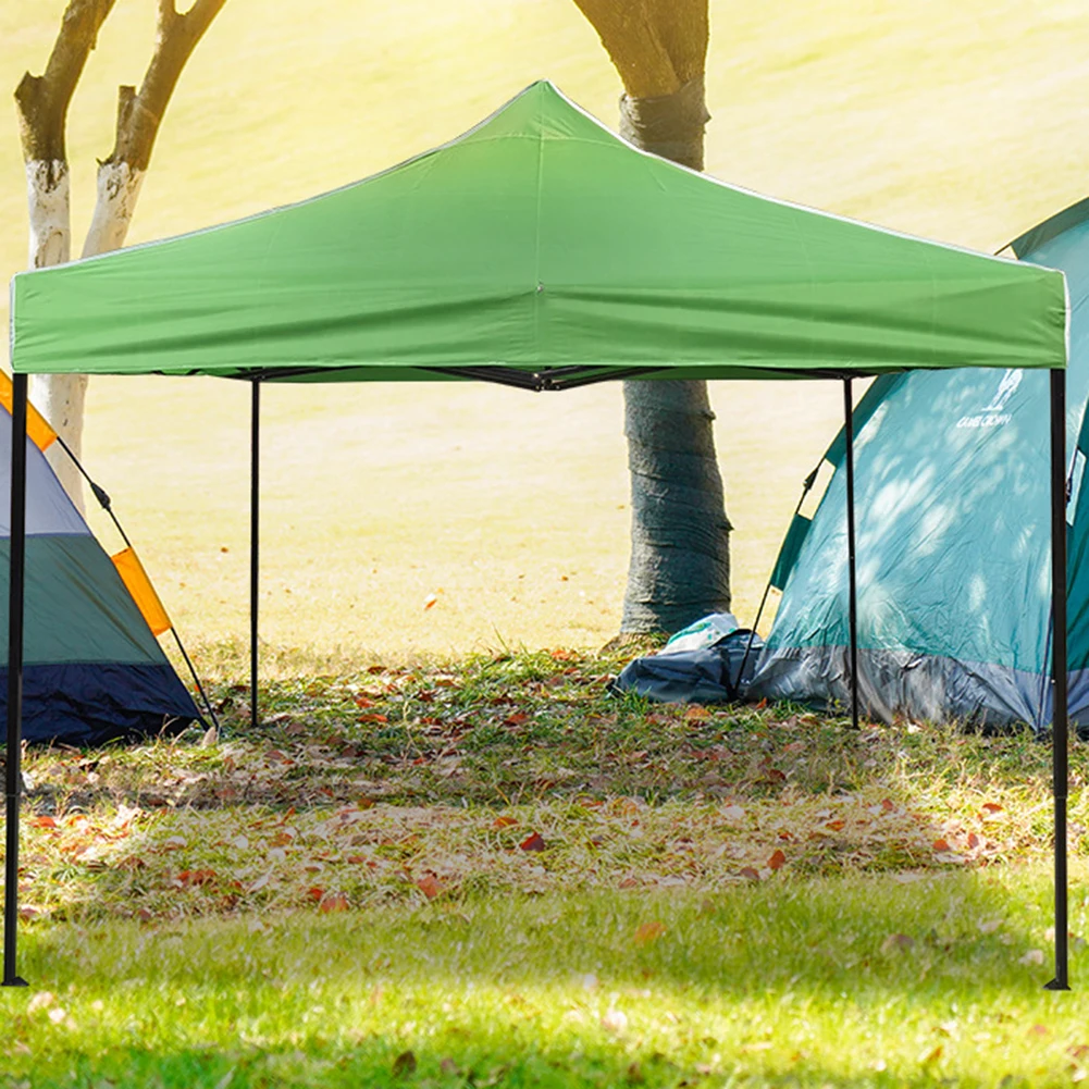 2.9*2.9M Canopy Top Cover Replacement Four-Corner Tent Cloth Foldable Rainproof Patio Pavilion Replace Gazebo Canopy Top Covers