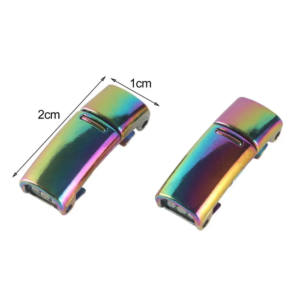 1 Pair 2cm Shoelace Metal Buckle Magnetic Lazy Shoe Lace Buckle Lock Shoe Laces Clip No Tie Lock Elastic For Sneakers Kids Adult