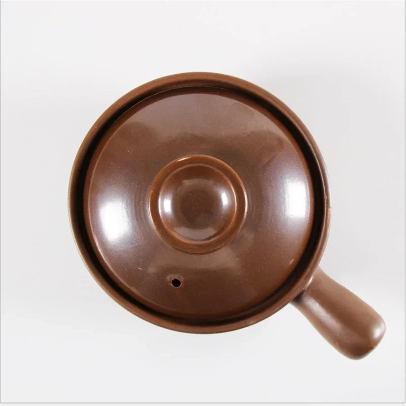650ml 900ml Casserole Rice Noodle Porridge Milk Soup Clay Stew Earthenware Cooking Pot Decoct Chinese With Handle Ear Clay Pot electric cooking pot