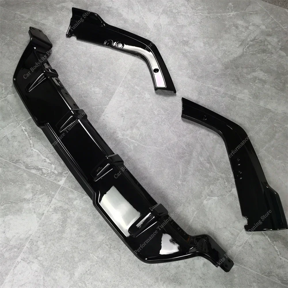 Bmw X6 G06 M 퍼포먼스 스타일 리어 범퍼 스플리터 립 리어 디퓨저 X6 30d 40d 40i M50i M50d 바디킷 2019-2023 Pre-LCi