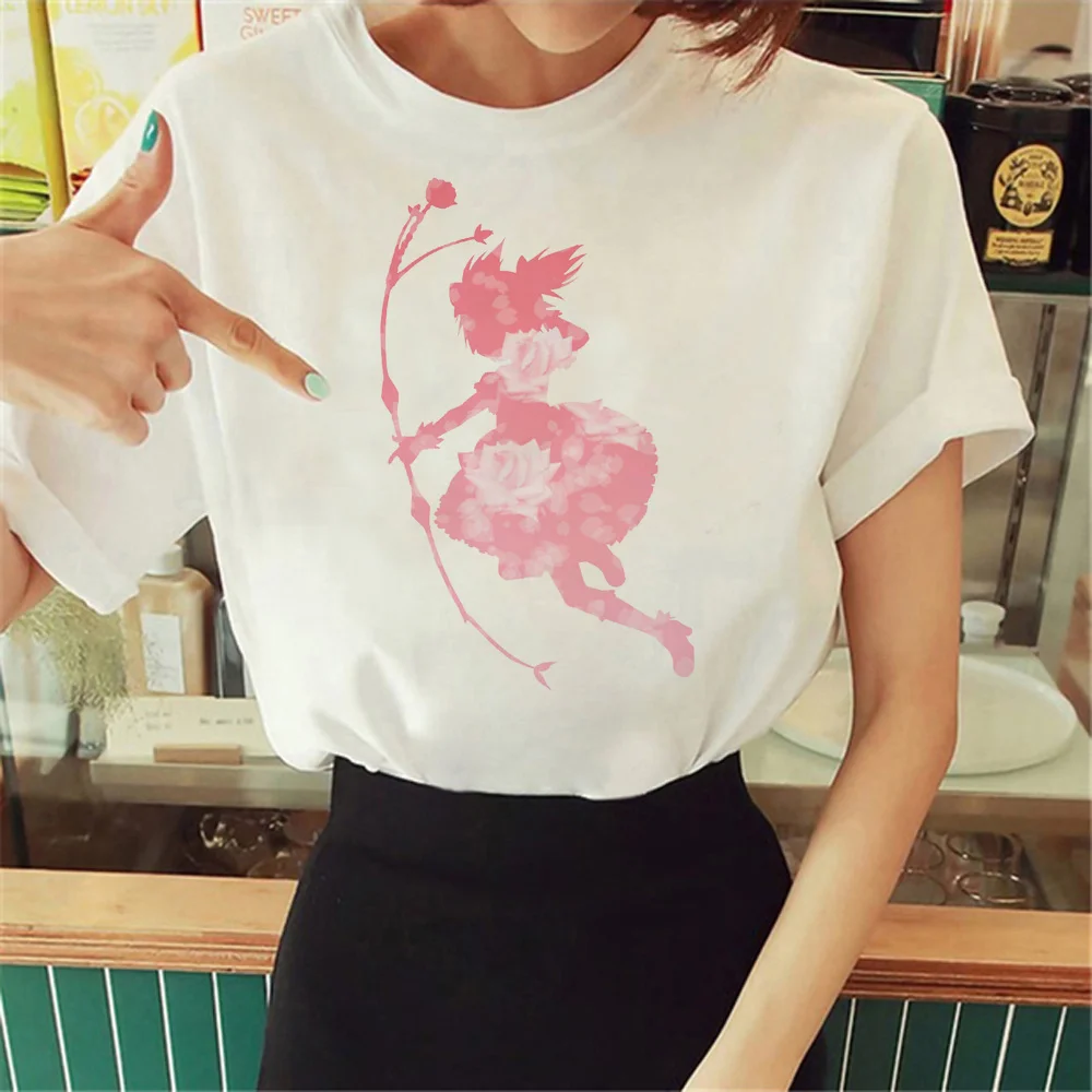 

Madoka top women summer Tee female harajuku y2k manga clothing