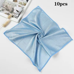 Ultra - Soft Microfiber Cloth for Streak - Free Shine on Glass & Mirrors, 25x25cm (10jian)