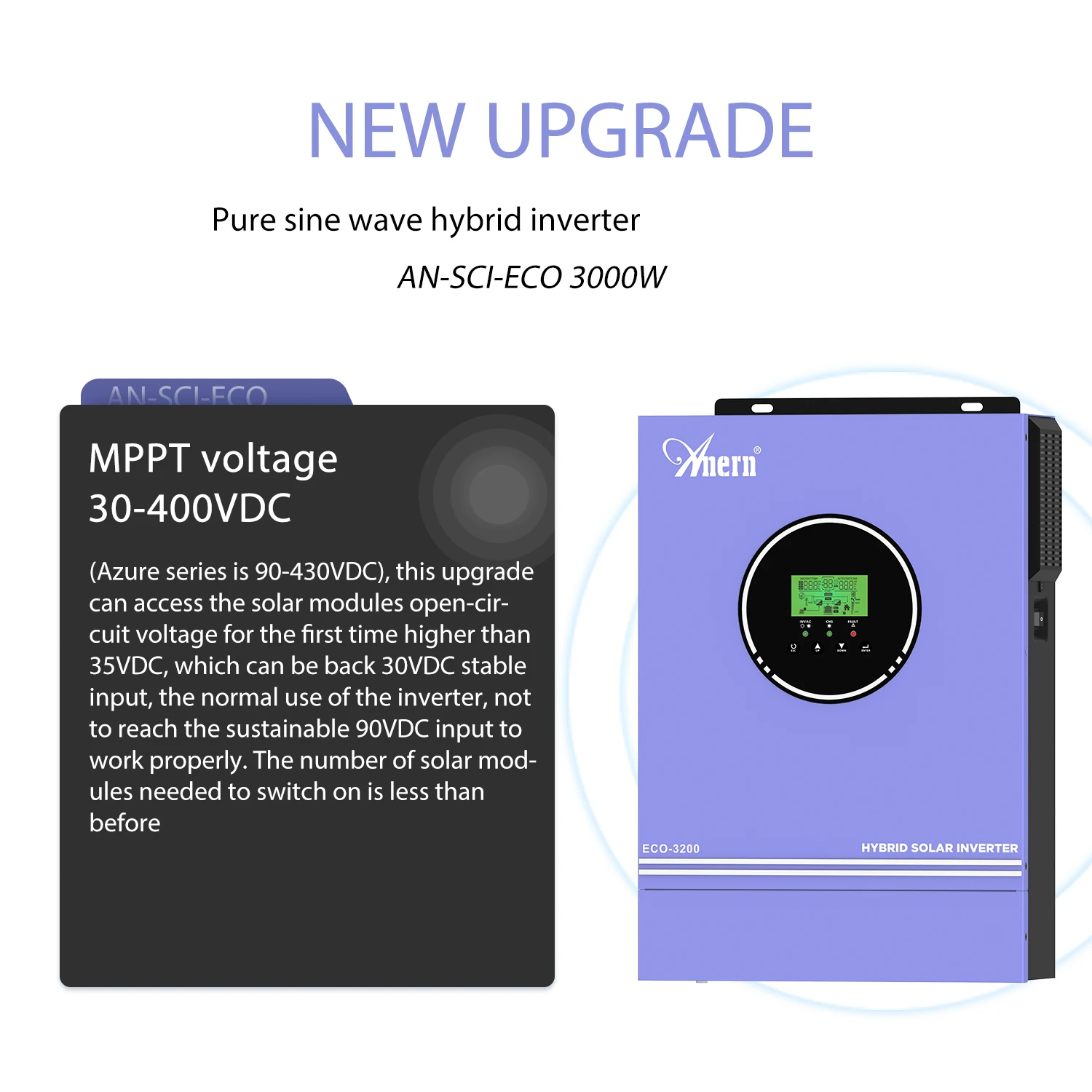 24v 3000w Inverter 1600w Solar Max PV 400V Build In 80A MPPT Charger for Battery Lithium Inverter 12v 220v Pure Wave solar inverter power inverter