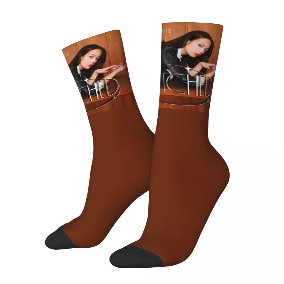 

Laufey Singer 2024 Tour Bewitched Theme All Season Socks Accessories for Female Male Cozy Stockings