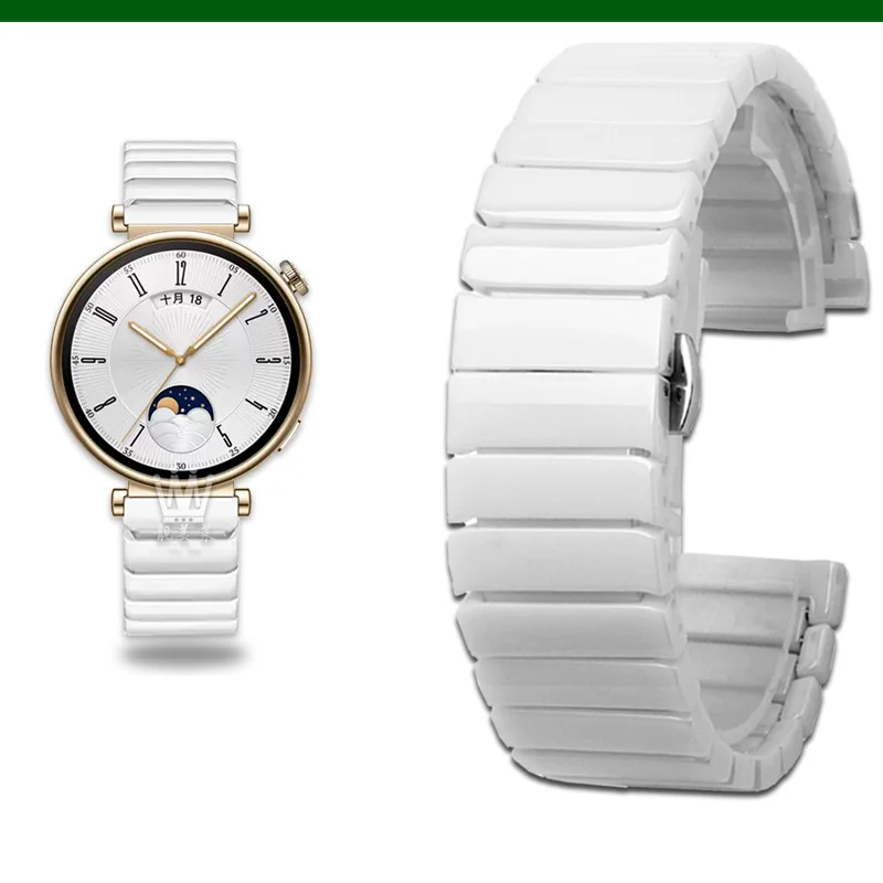 Premium Steel-Ceramic Smartwatch Strap - Adjustable Band