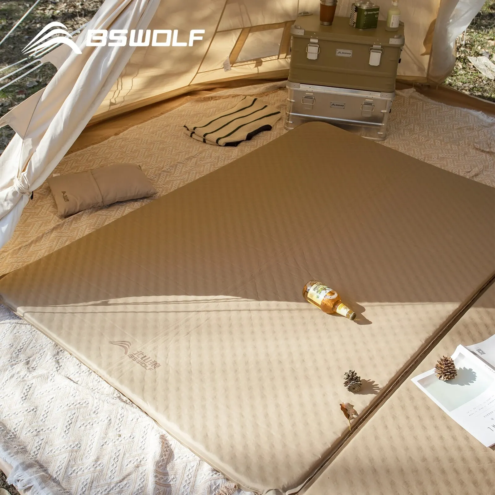 Inflatable Air Mattress Self-inflating Camping Sleeping Pad