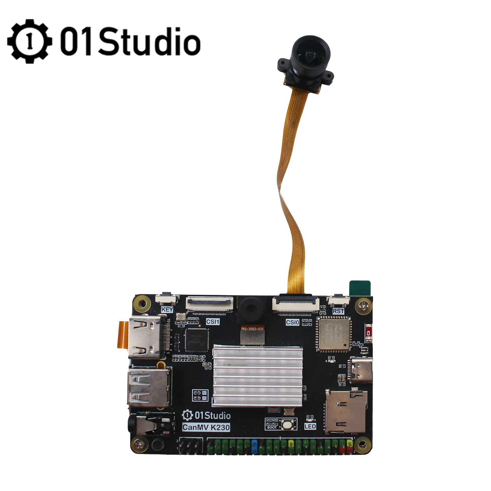 Modulo telecamera GC2093 per la scheda di sviluppo AI CanMV K230 Messa a fuoco regolabile 1080P 60FPS - immagine 5