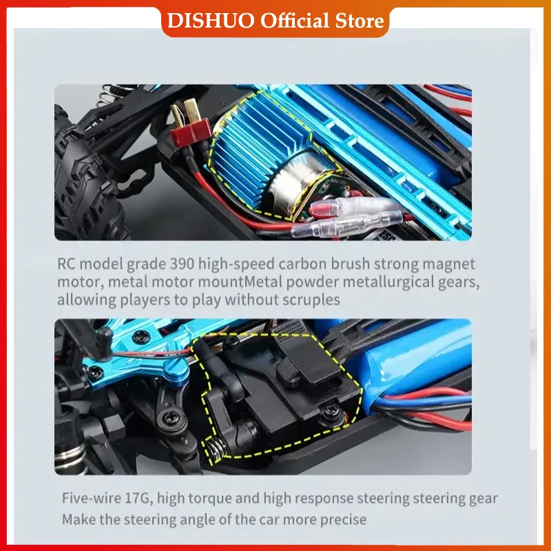 LED 1/16 귯ø   RC ڵ, ε 4WD, 4x4  帮Ʈ  Ʈ,  峭 , 16103Pro, 50 km/h Ǵ 75 km/h