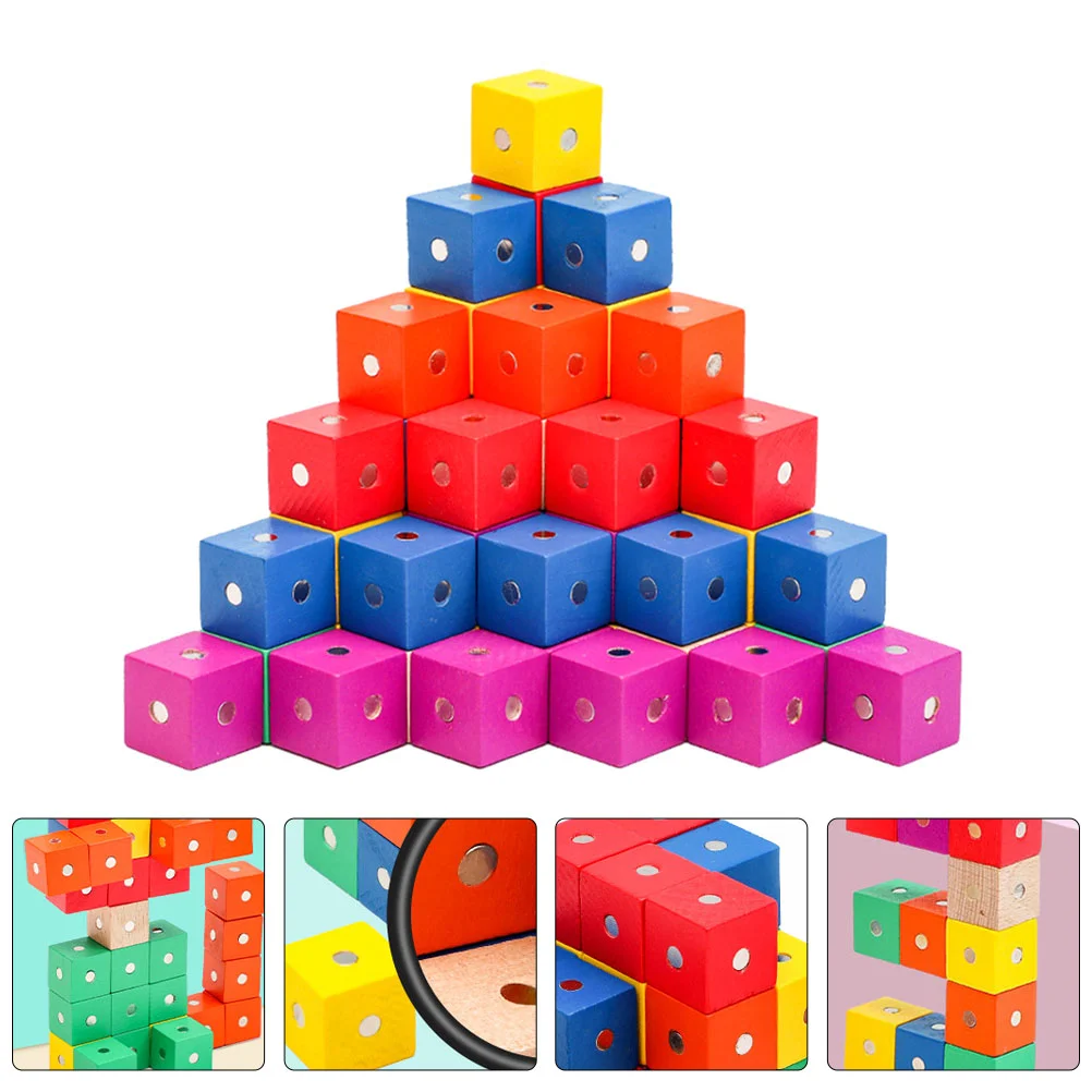 

30pcs Innovative Magnet Cube Magnetic Building Block Sensory Toy (Random Color)