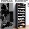 Shoe Rack Organizer Dustproof Shoe Cabinet Multilayer Minimalist Nonwoven Home Furniture Space-saving Cabinets Shoe Shelf 3