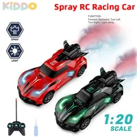 1/20 Spray RC Car Racing with Light Spray Remote Control Drift Car Toys Children Boys Gift Kids High Speed Vehicle Christmas 1