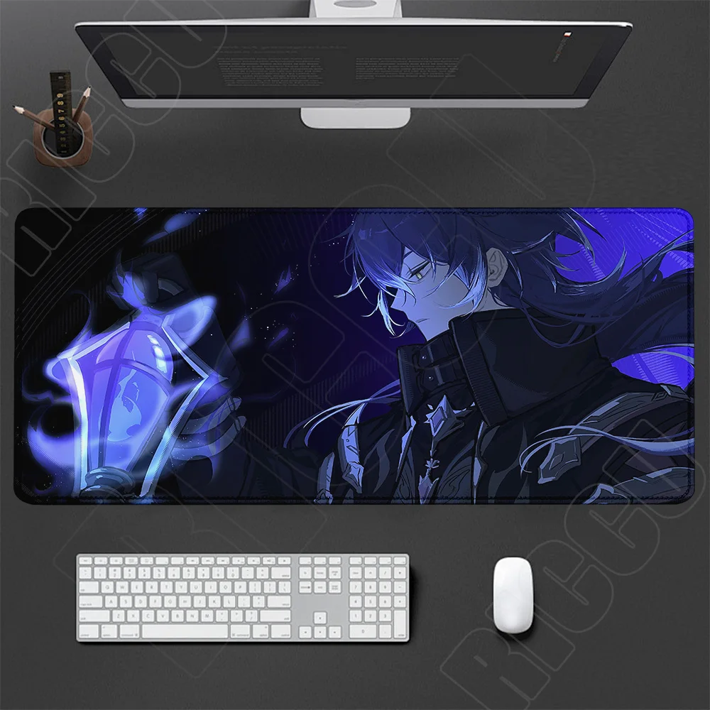 Large Genshin Impact Gaming Desk Mat - Extended Mouse Pad and Keyboard Surface
