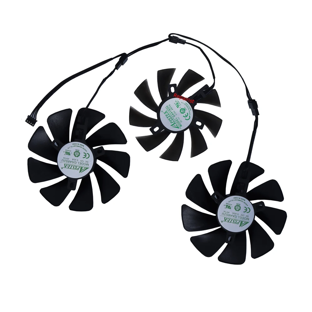 Conjunto Faça Você Mesmo Ga91s2h Gaa8s2ugraphics Fangpu Vga Coolerrefrigerador Gpuventilador Placa de Vídeopara Powercolor Red Devil rx 6900 Xtpara Powercolor ax rx 6950xt 16gbpara Powercolor ax rx Rx6800 16gb Pcs - Imagem 5
