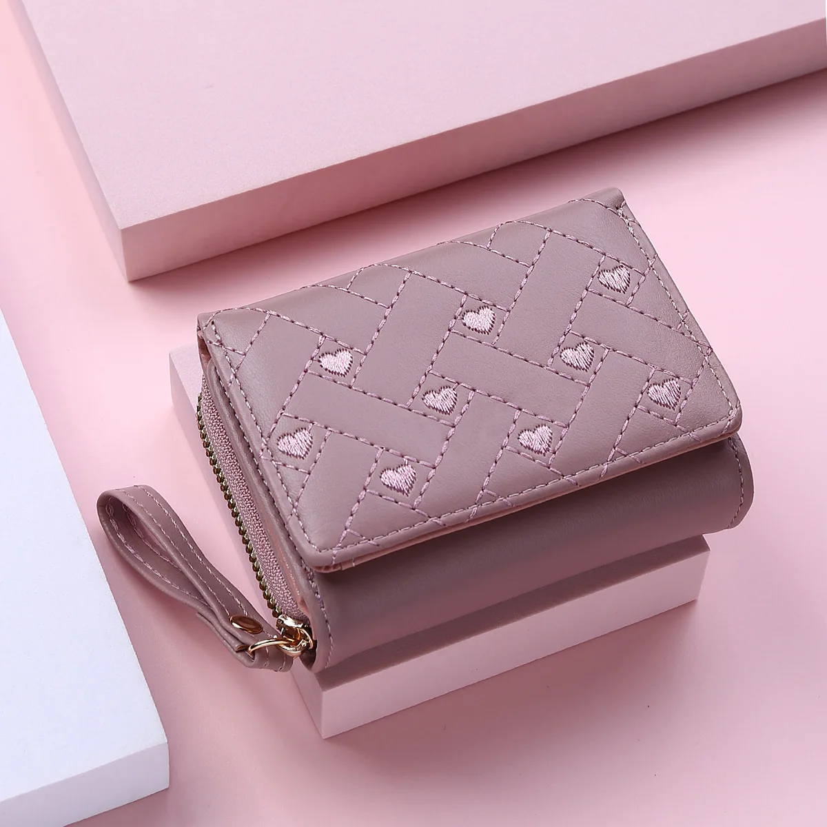 Pretty Pink Wallet Keychain – Amanilee Lux