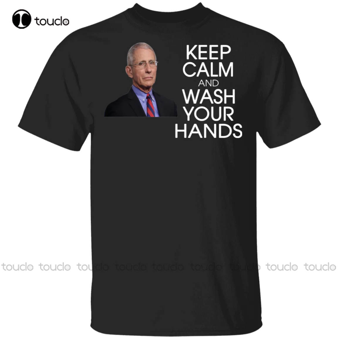 New Dr Fachi Dice Keep Calm And Wash Your Hands T-Shirt Xs-5Xl Mens White Tshirt Fashion Tshirt Summer New Popular Streetwear