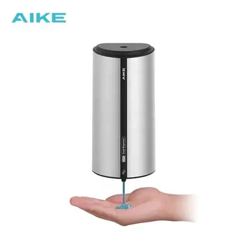 AIKE 상업용 자동 비누 디스펜서, 벽걸이 스프레이, 액체, 거품, 욕실용 스마트 비누 디스펜서, 850ml 대용량