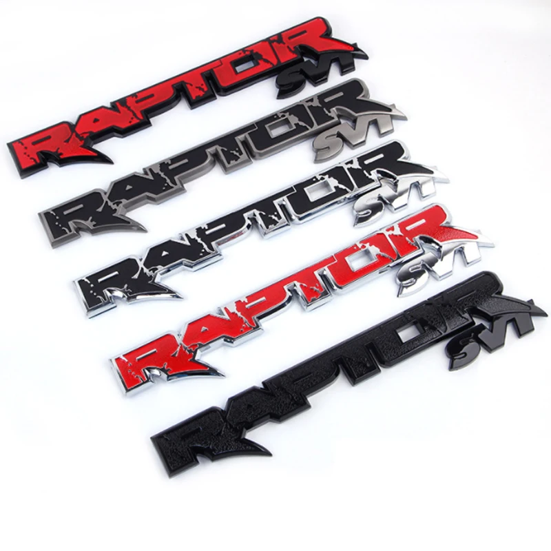 FORD RAPTOR SVT F-150 LETRAS PARRILLA CON CONTORNOS PEGATINAS