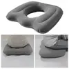 Sciatic Nerve Relief Cushion Anti-decubitus Cushion for Hemorrhoids Comfortable Flocked Buttock Support for Home Office Seating 2