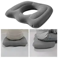 Sciatic Nerve Relief Cushion Anti-decubitus Cushion for Hemorrhoids Comfortable Flocked Buttock Support for Home Office Seating 2