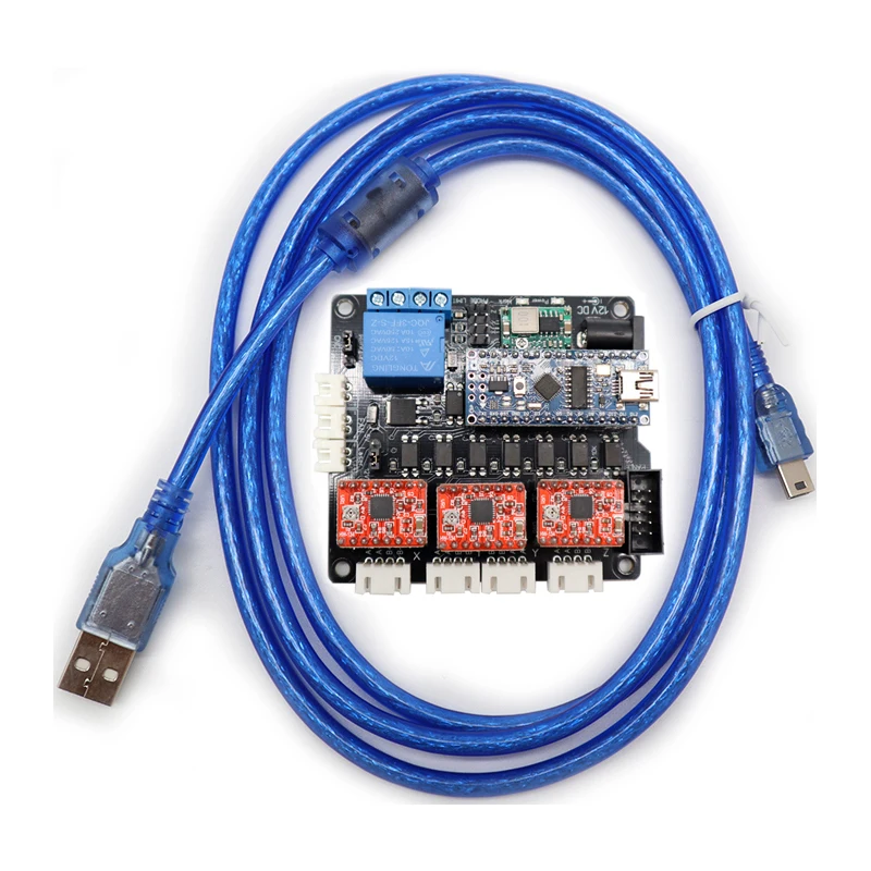 DIY Laser Engraving Machine GRBL 4-axis Control Board Offline CNC Control Board 3018PRO 1610/2418/3018 3 Axis 2 Axis Controller butcher block woodworking bench Woodworking Machinery