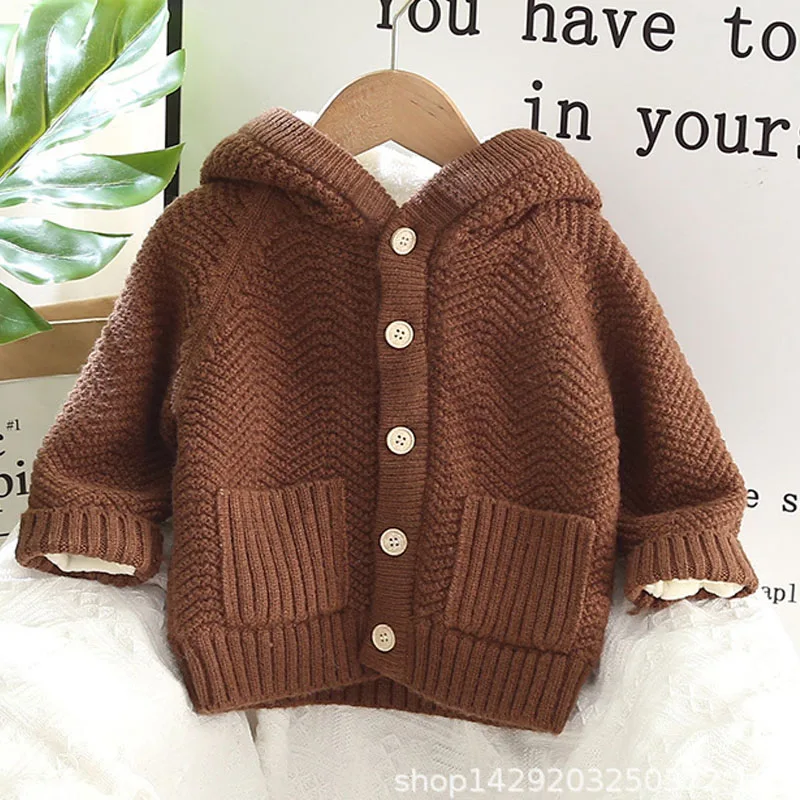 

Детская куртка из искусственного меха, с капюшоном, на зиму
