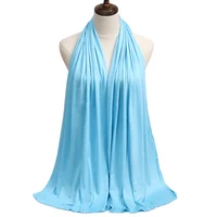 Hijab en coton modal pour femmes musulmanes, hijab pour femmes musulmanes, longue écharpe africaine, documents solides, nouvelle mode, haute qualité 3