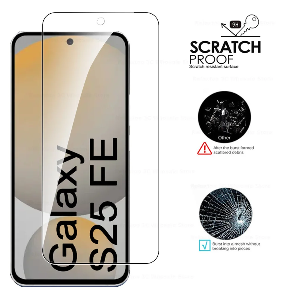 Premium 9H Tempered Glass Screen Protector, 1-5 Pack, 6.7 inch, 2025 Model