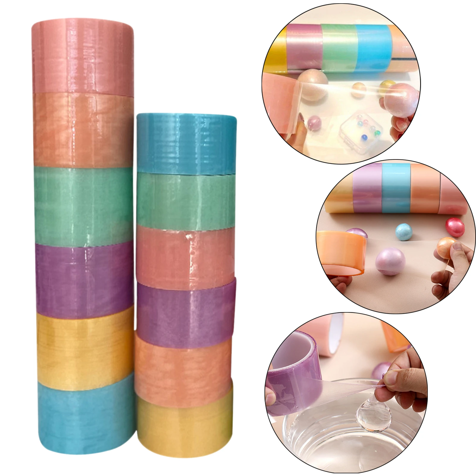 Craft Sticky Tape Supplies Sticky Ball Rolling Tapes Children