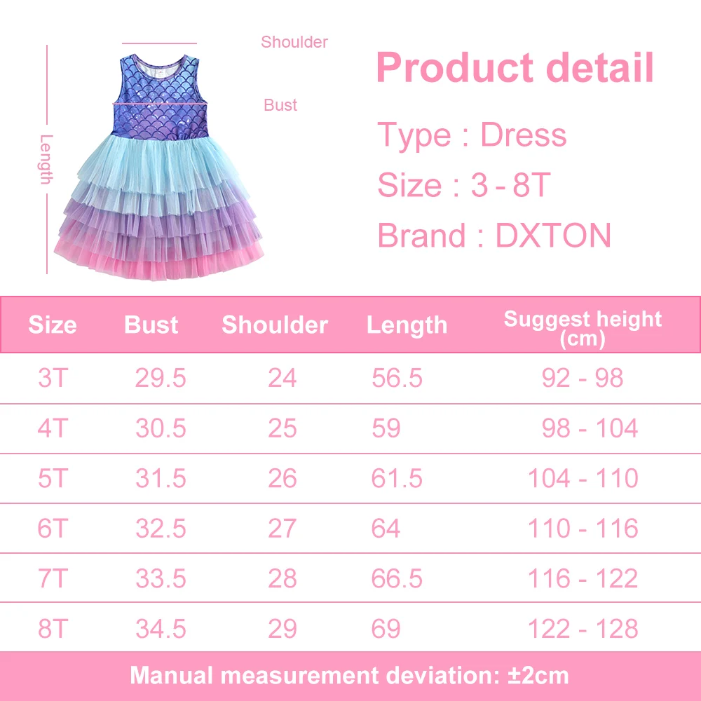 Baby Girls Dresses Summer Sleeveless Tulle Dress for Girls Kids Princess Party Costumes Cartoon Dresses for Children