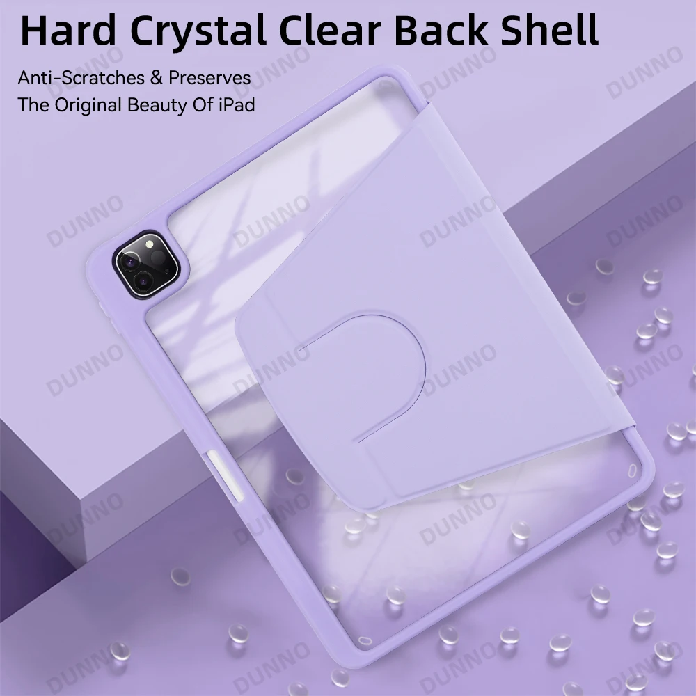 Rotatable Case para Tablet Ipad Pro 11 12.9 Air 10.9 10th 9ª Geração Mini Capa Funda 360 ° - Imagem 4