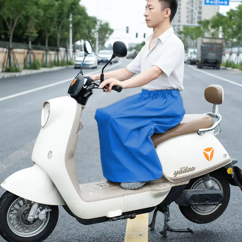 Waterproof Pants Skirt Men Women Electric Car Rain Skirt Battery Car One-piece Raincoat Cycling Raincoat Outdoor Camping Hiking