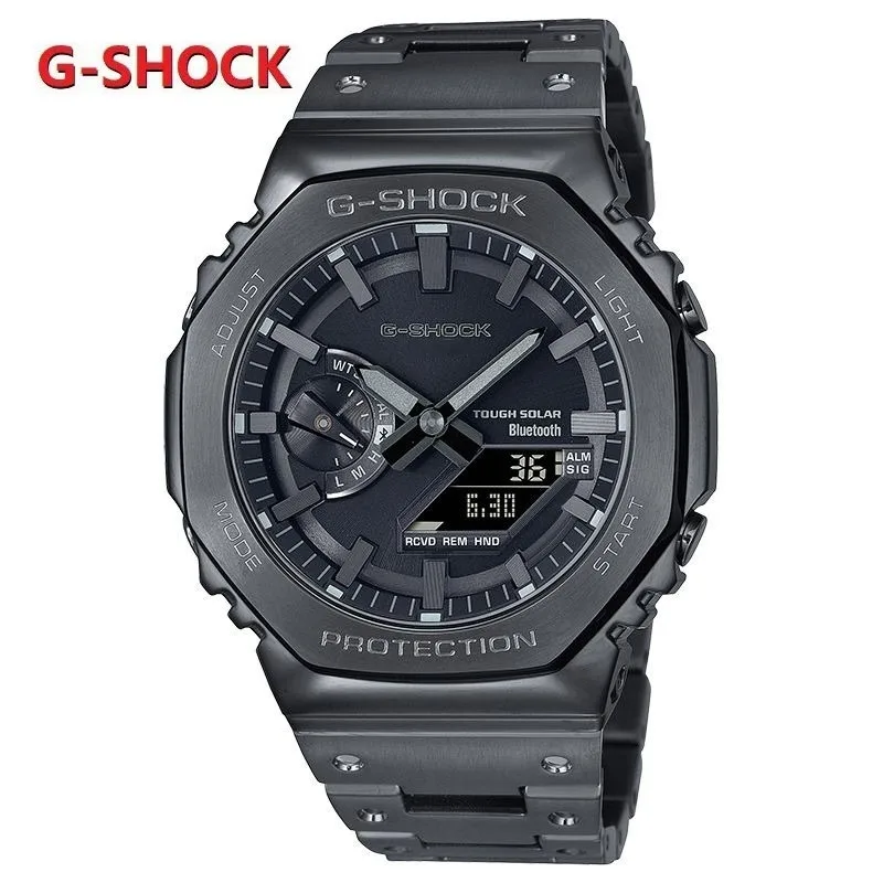 G-SHOCK 2100 Men's and Women's Multi functional Waterproof Night Light  Anti magnetic and Anti seismic Sports Electronic Watch casio g shock стандартный аналоговый цифровой ремешок из смолы ga 2100 5a ga2100 5 200m мужские часы