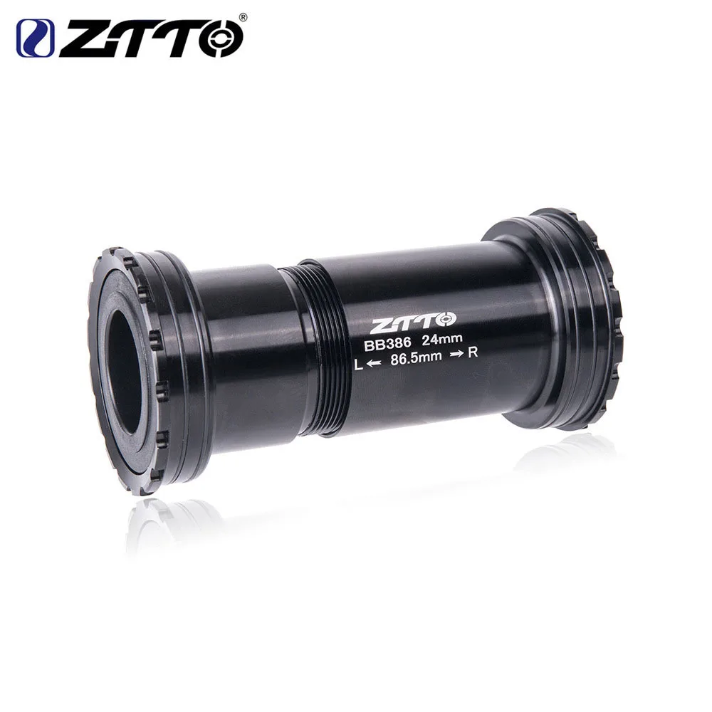 

ZTTO BB386 EVO24 Threaded Lock Press Fit Bottom Bracket for 386 Frame to 24mm Crankset Quality Center Adapter