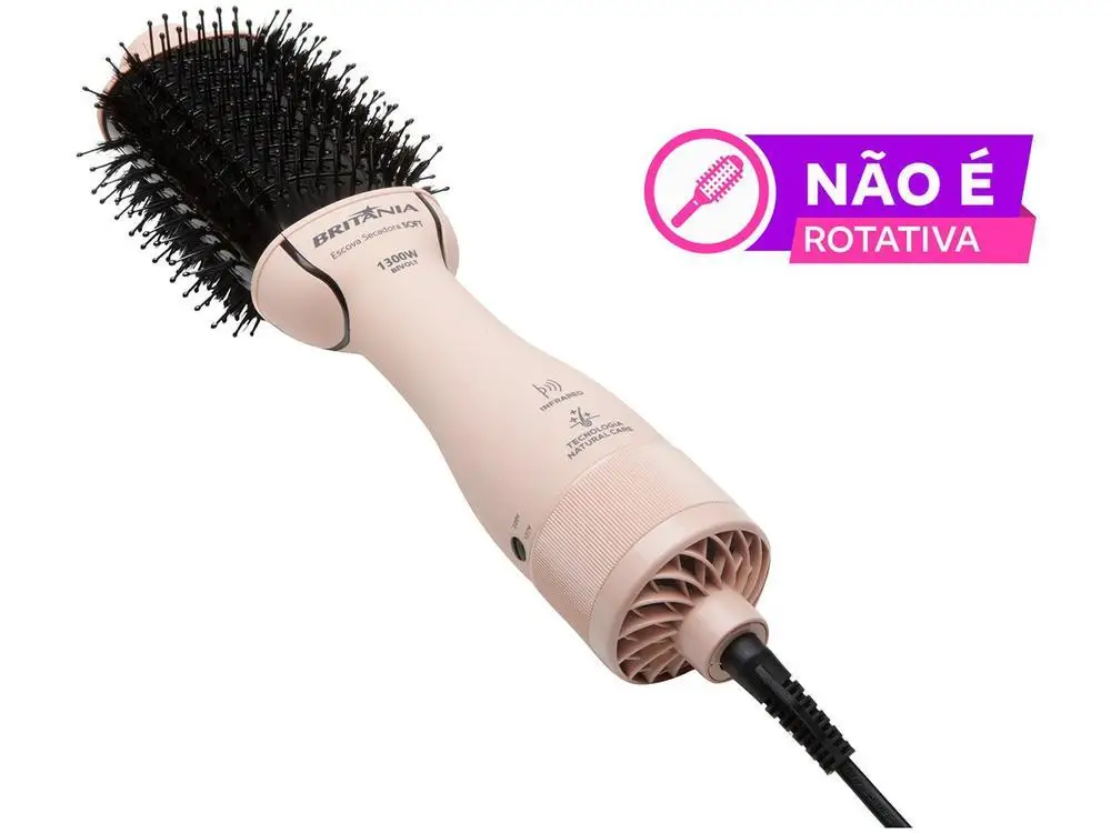 1300W Britannia Dryer Brush Light Infrared Ceramic Ions Tourmaline