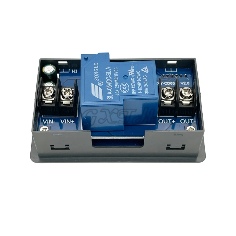 XY-CD63 30A DC6-60V Battery Charging Discharging Control Module DC Voltage Protection Undervoltage Power Loss Protector 4