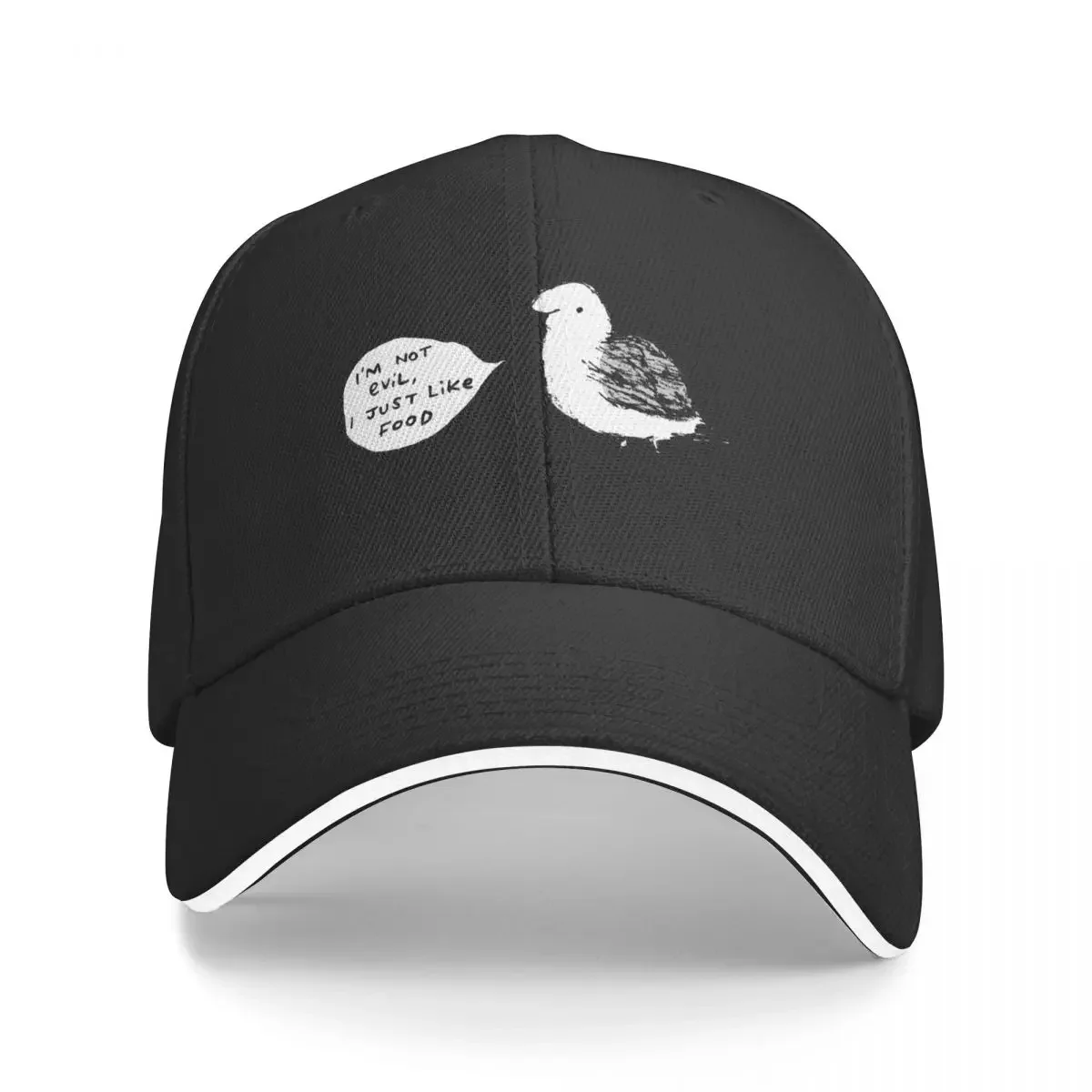 

New Seagulls Aren't Evil Baseball Cap Luxury Man Hat Male Golf Hat Sunscreen Cap Woman Men's