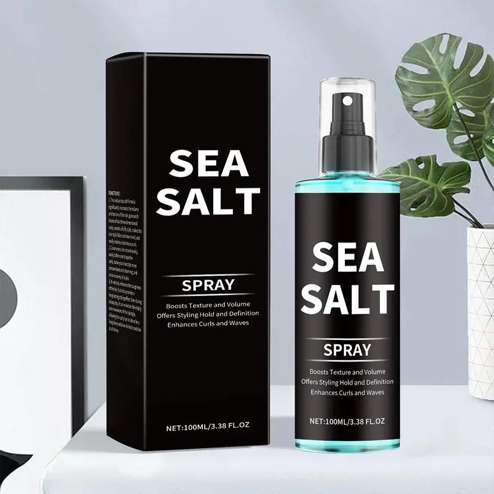 Sea Salt Spray Hair Styling Mousse Repair Damaged Curly Boost Cream Prevent Dryness Add Texture Thickness Curls Styling Products