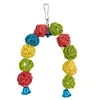 13Pcs Bird Cage Toys for Parrots Wood Birds Swing Reliable Chewable Bite Bridge Wooden Beads Shape Parrot Toy Bird Toys 6