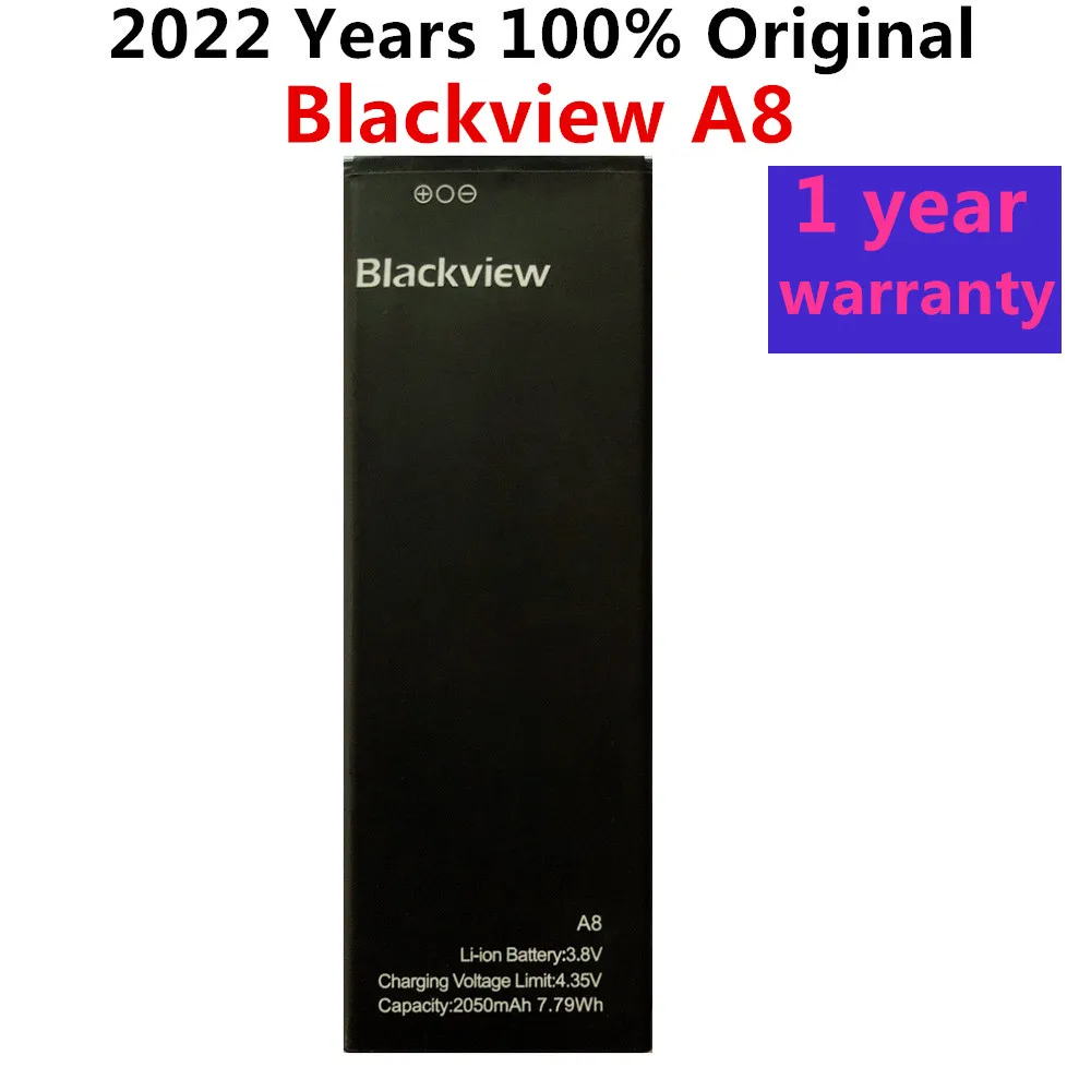 2022 100% Новый Сменный аккумулятор Blackview A8 2050 мАч литий-ионный Резервный для