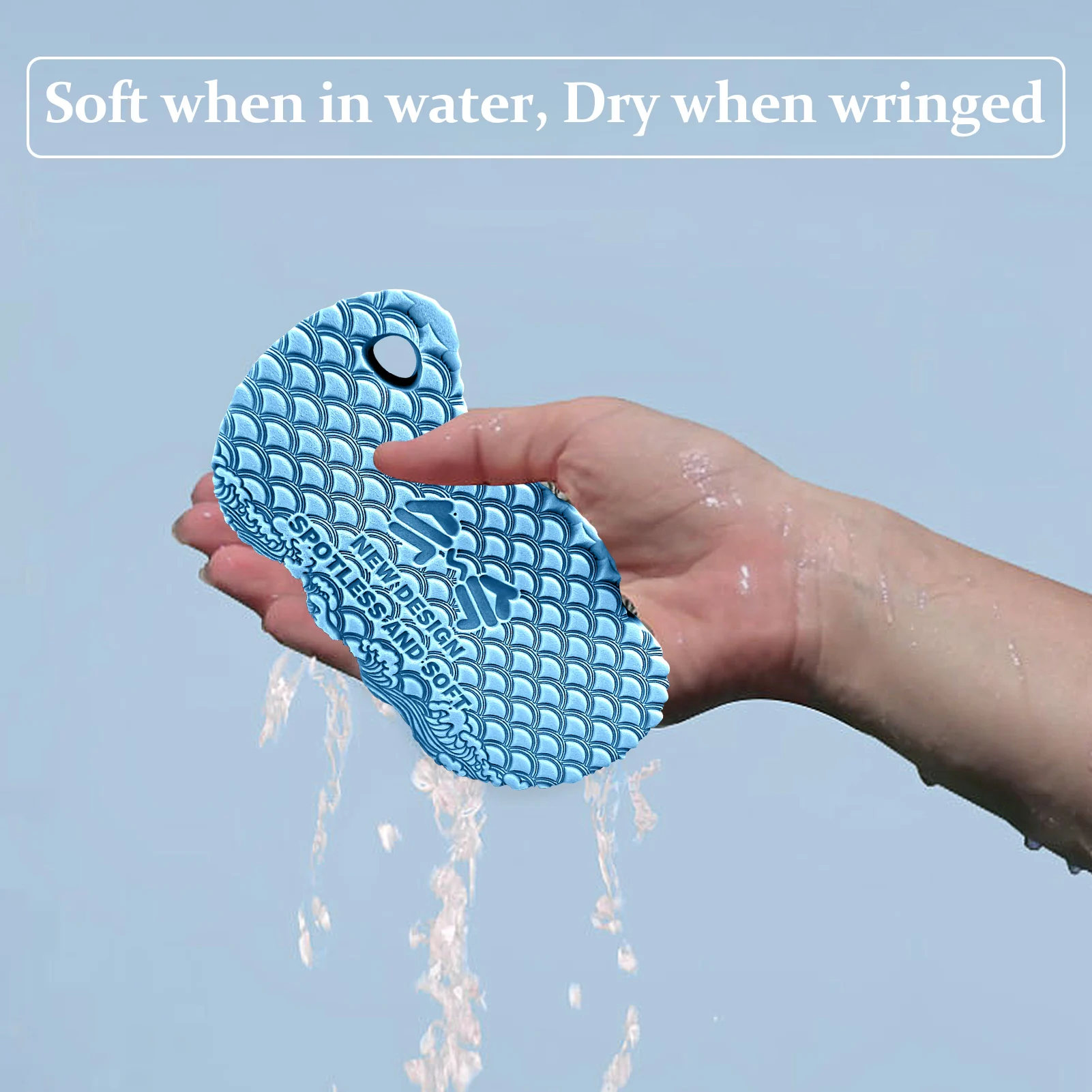 Body Scrub Bath Sponges Ultra Soft Bath Body Shower Sponge Exfoliator Body Sponge Dead Skin Remover Baby And Adult Spa Scrub