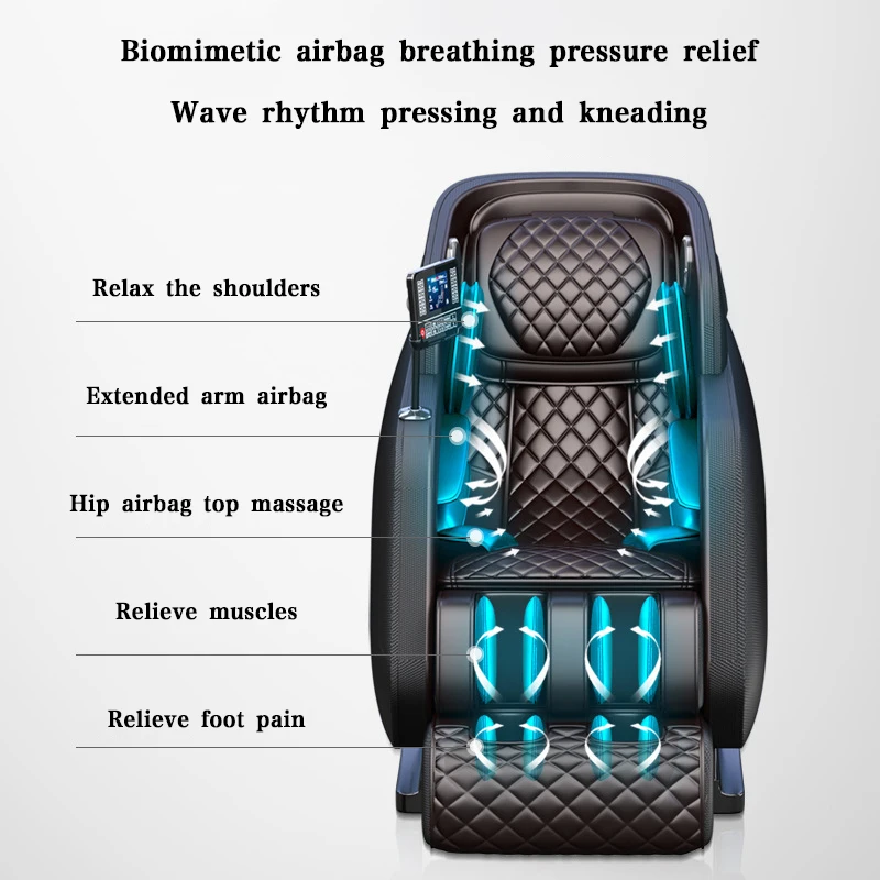 Electric Massage Chair Full Body 4d Zero Gravity Bluetooth Music Office Body care chair Heating Massage Chair