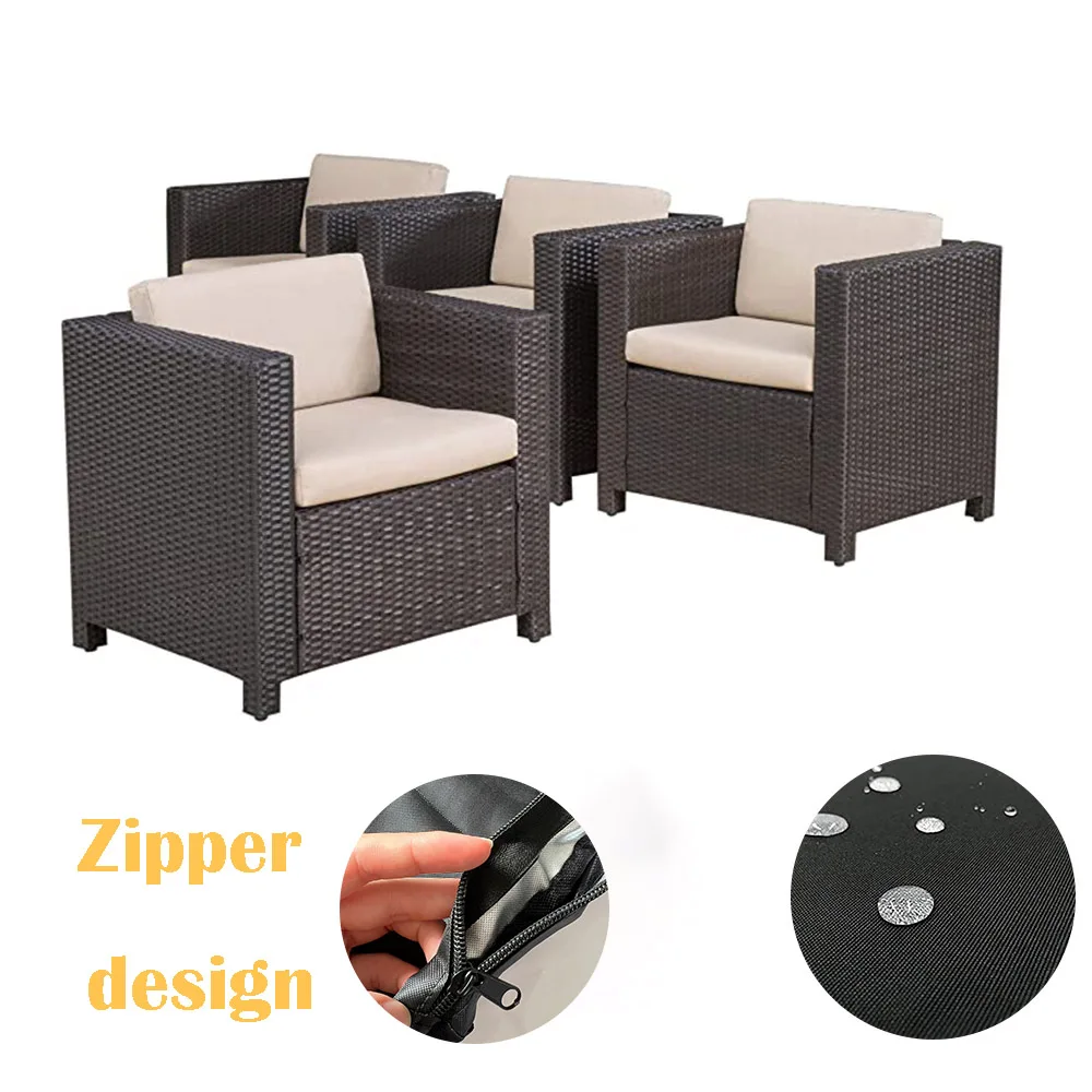 1-4 Set Sofa Cushion Outdoor Garden Cushion Inner Cover Chair Cushion Sofa Cushion Replacement Cover 4
