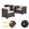 1-4 Set Sofa Cushion Outdoor Garden Cushion Inner Cover Chair Cushion Sofa Cushion Replacement Cover 4