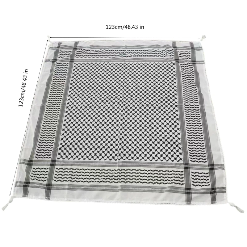 Middle East Adult Shemagh Scarf Outdoor Head Wrap
