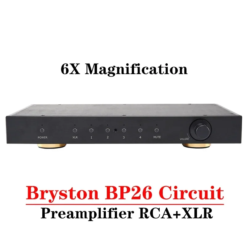 

6X Amplification Refer To Bryston BP26 Circuit Fully Balanced Preamplifier Low Distortion HIFI Preamplifier Amplifier Audio