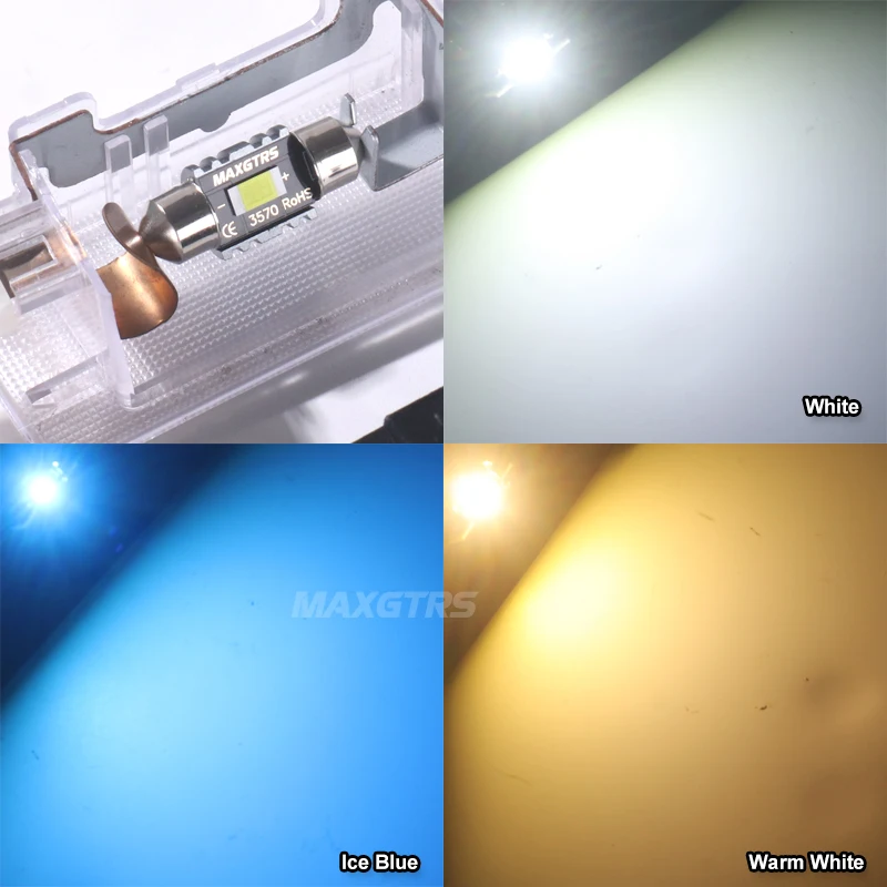 2x Festoon C5W C10W 3570 Ĩ  Canbus 31mm/36mm/39mm/41mm ڵ LED  ׸  ̼ ÷Ʈ  6000K
