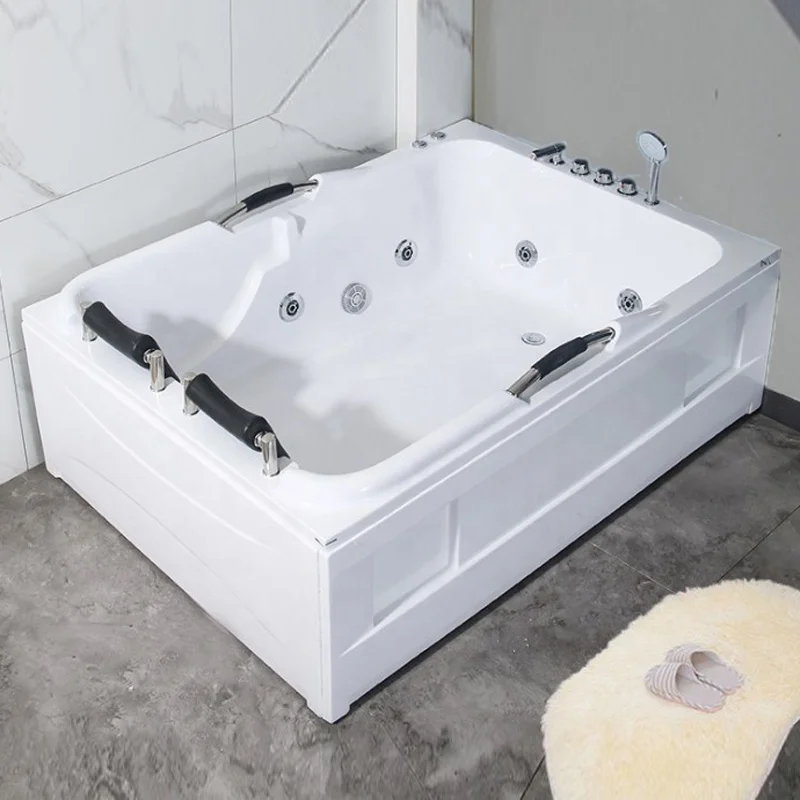 Freestanding Massage Bathtub Acrylic Freestanding Bath Tub Spa Whirlpool Massage Bath Tub