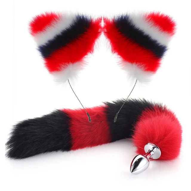 VRDIOS Anal Sex Toys Fox Tail Set Cat Ears Butt Plug Cosplay for Women BDSM  Sexy Erotic Tail Kit Couples Female Adult Sexy Shop - AliExpress