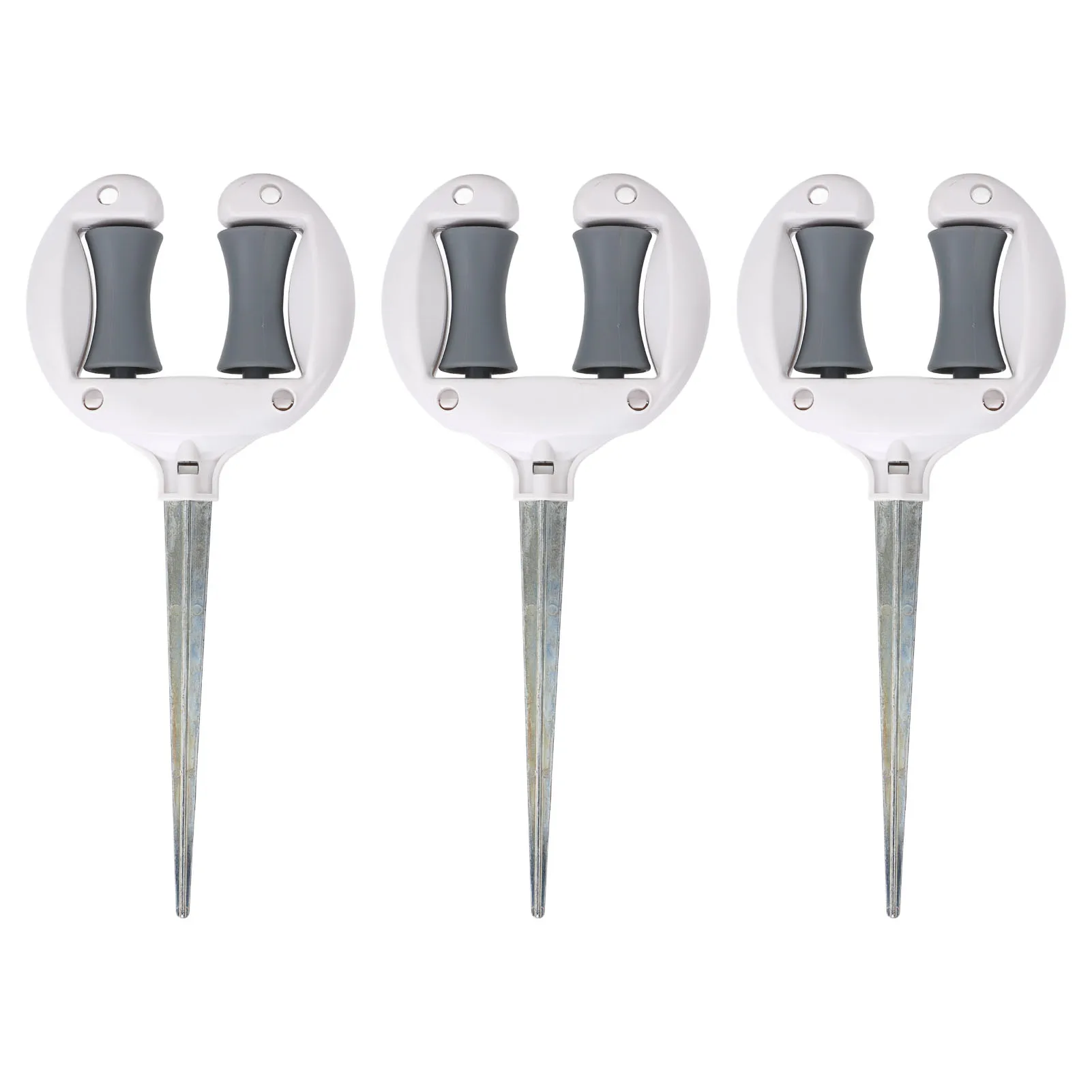 Garden Hose Nail Top Roller Soft Water Pipe Positioning Pointed Lawn Hose Spike Holder Garden Nail